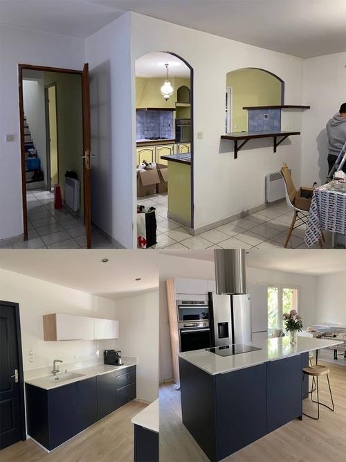Rénovation complète d'une cuisine